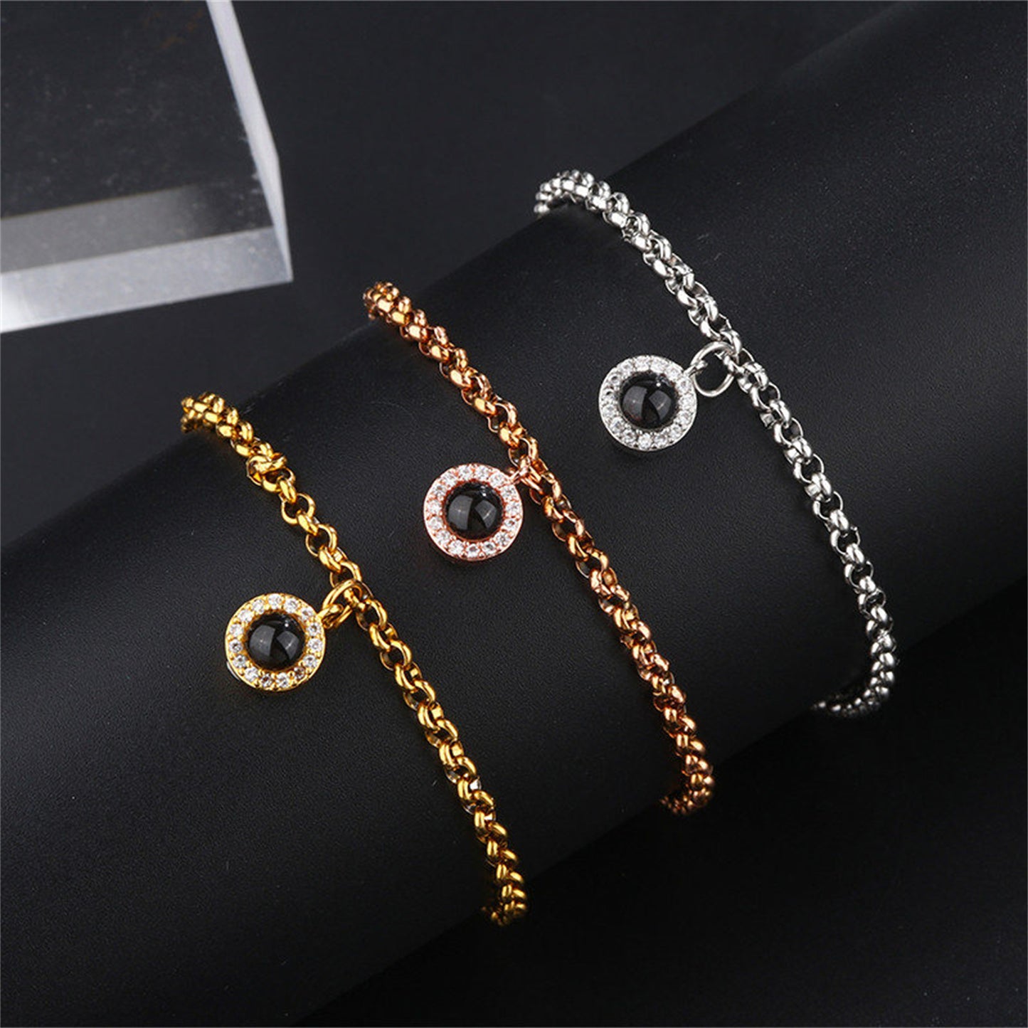 Fotoarmbånd - Diamantled