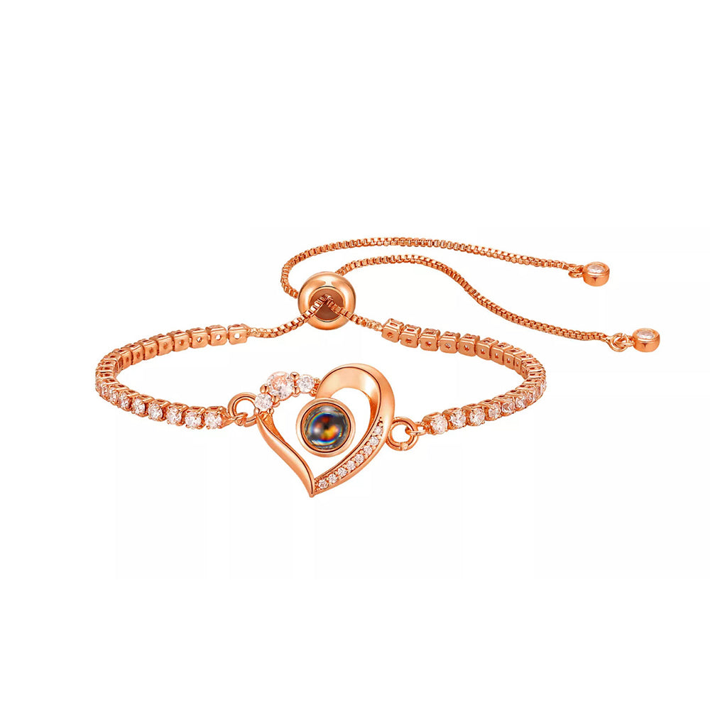 Fotoarmbånd - Hjerte &amp; Diamant