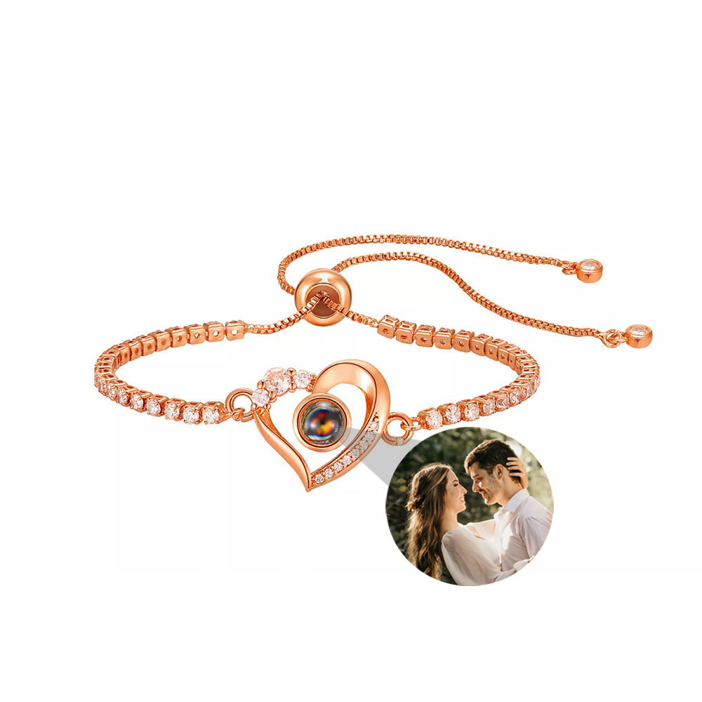 Fotoarmbånd - Hjerte &amp; Diamant