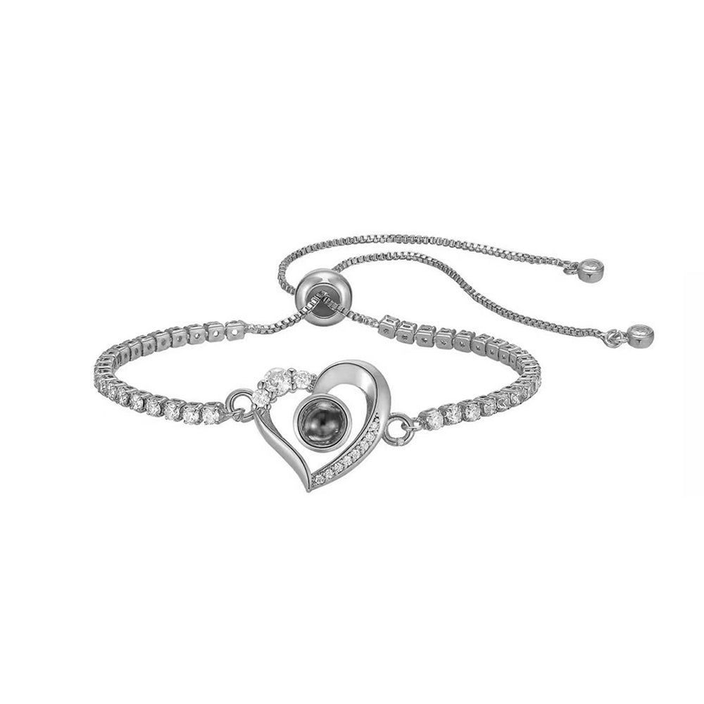 Fotoarmbånd - Hjerte &amp; Diamant