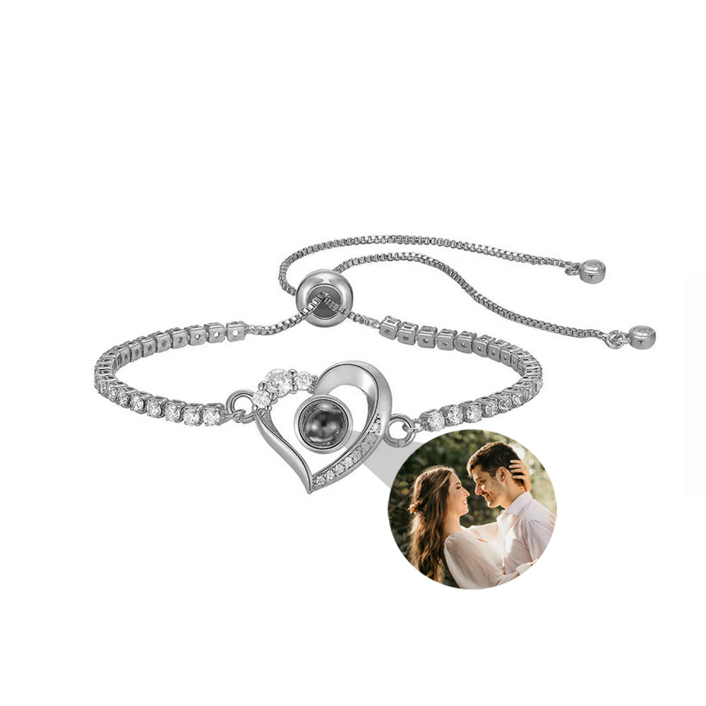 Fotoarmbånd - Hjerte &amp; Diamant