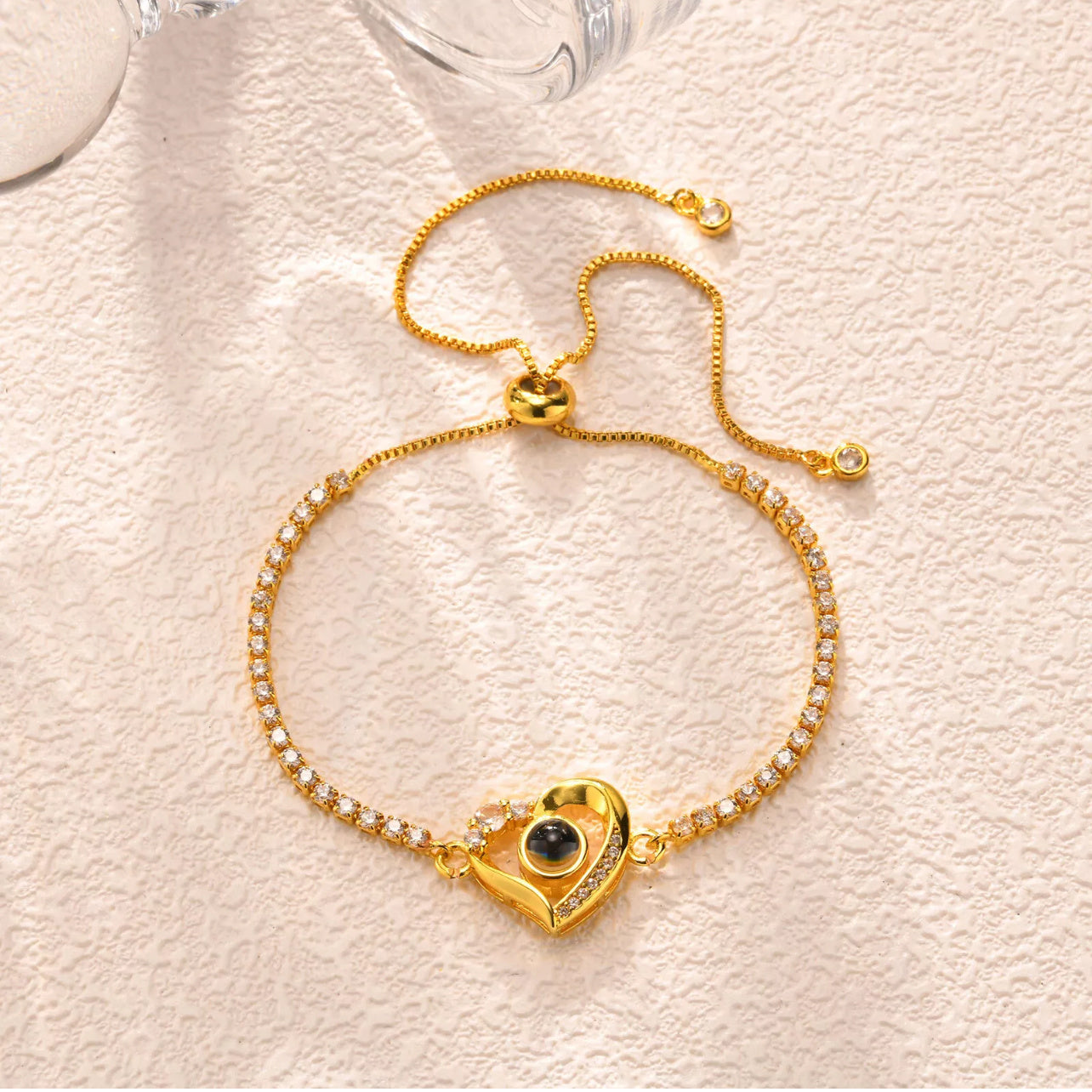 Fotoarmbånd - Hjerte &amp; Diamant