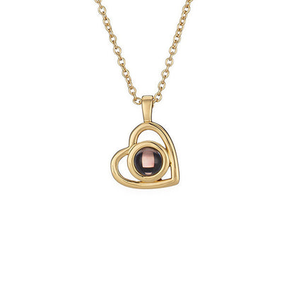 Foto halskæde - Hjerte 