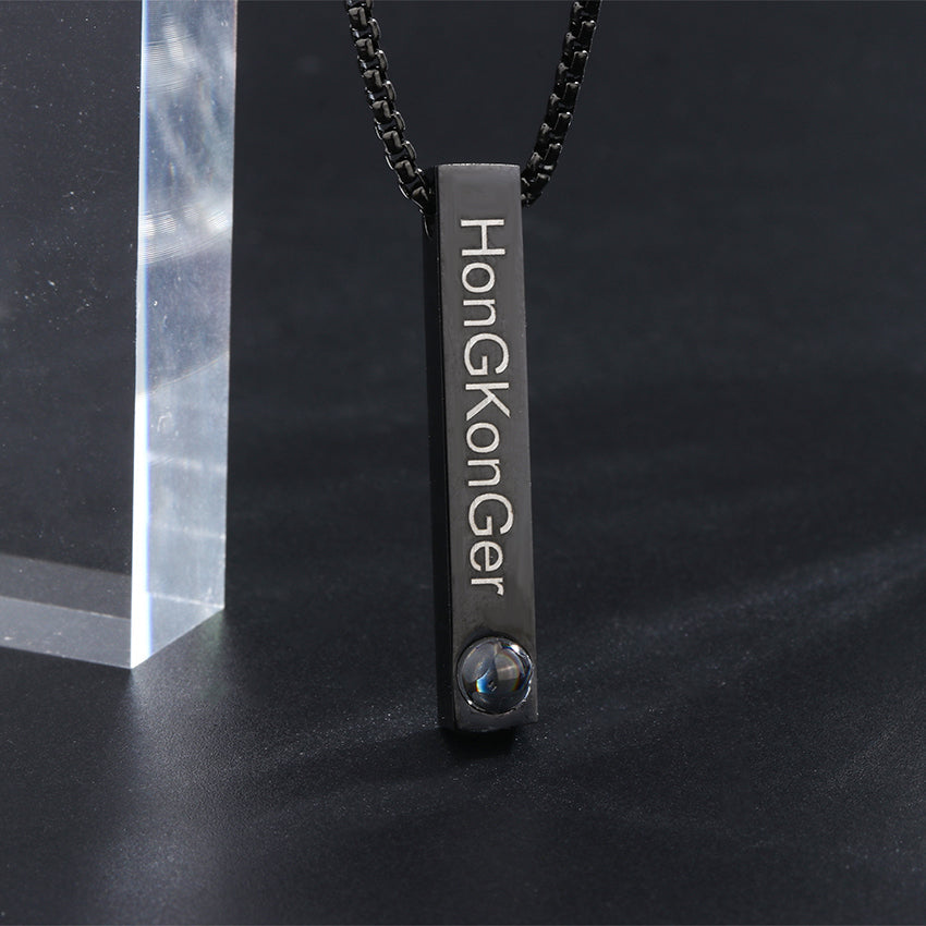 Foto Halskæde - Tekst 