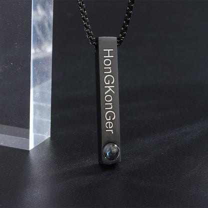 Foto Halskæde - Tekst 