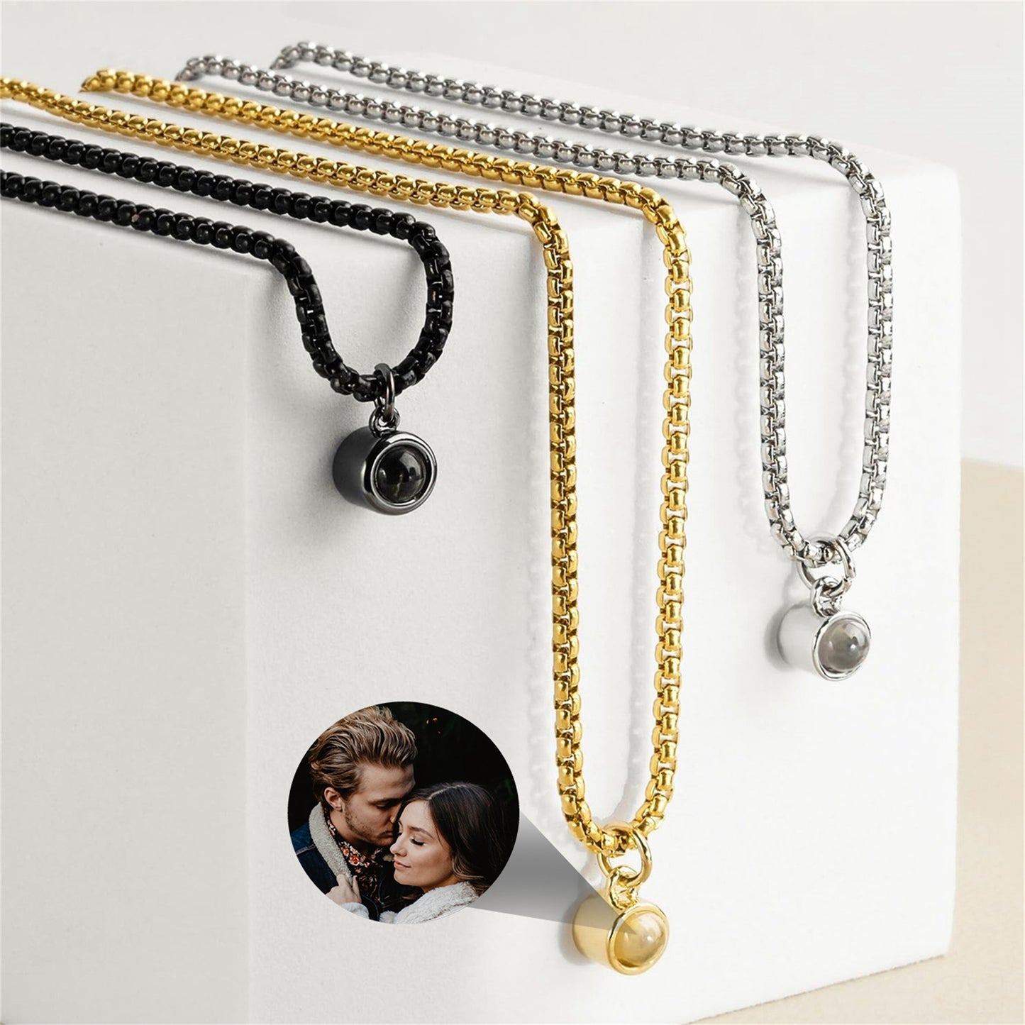 Foto halskæde - Grovkettet 